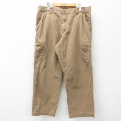 【20%OFF】W38★古着 エルエルビーン LLBEAN カーゴ パンツ メンズ 00年代 00s コットン 茶系 ブラウン 【spe】 25apr21 中古 ボトムス ロング