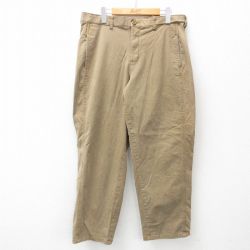 W36★古着 リー Lee パンツ メンズ 茶系 ブラウン 25apr21 中古 ボトムス ロング