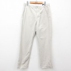 W32★古着 ラルフローレン Ralph Lauren ブランド パンツ メンズ コットン ベージュ カーキ 25apr21 中古 ボトムス ロング