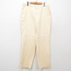 【50%OFF】W35★古着 パンツ メンズ 90年代 90s 黄 イエロー 25apr21 中古 ボトムス ロング
