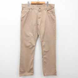 W37★古着 ラルフローレン Ralph Lauren ブランド パンツ メンズ コットン ベージュ カーキ 25apr21 中古 ボトムス ロング