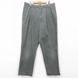 W36★古着 ドッカーズ パンツ メンズ 00年代 00s 濃緑 グリーン 25apr21 中古 ボトムス ロング