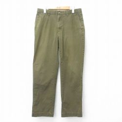 W34★古着 ラルフローレン Ralph Lauren ブランド パンツ メンズ 濃緑 グリーン 25apr21 中古 ボトムス ロング