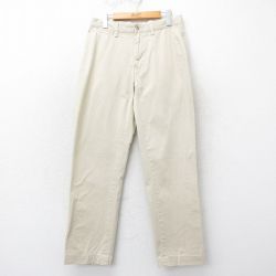 W31★古着 ラルフローレン Ralph Lauren ブランド チノ パンツ チノパン メンズ 90年代 90s コットン ベージュ カーキ 25apr21 中古 ボトムス ロング