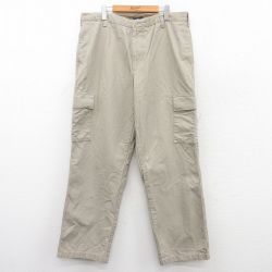 【50%OFF】W38★古着 ドッカーズ カーゴ パンツ メンズ ダック地 コットン ベージュ カーキ 25apr23 中古 ボトムス ロング