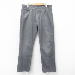 【50%OFF】W35★古着 リーバイス Levis 541 ジーンズ メンズ 黒 ブラック デニム 25apr23 中古 ボトムス ジーパン Gパン ロング パンツ
