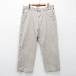 W36★古着 ギャップ GAP チノ パンツ チノパン メンズ コットン 薄ベージュ カーキ 25apr23 中古 ボトムス ロング