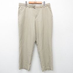 【50%OFF】W38★古着 ドッカーズ スラックス パンツ メンズ ゴルフ 薄ベージュ カーキ 25apr23 中古 ボトムス ロング
