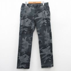 W34★古着 ラルフローレン Ralph Lauren ブランド パンツ メンズ グレー他 迷彩 25apr23 中古 ボトムス ロング