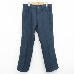 【50%OFF】W35★古着 ラングラー Wrangler ランチャー パンツ メンズ 濃紺 ネイビー 【spe】 25apr23 中古 ボトムス ロング