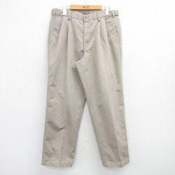 W34★古着 ドッカーズ パンツ メンズ ベージュ カーキ 25apr25 中古 ボトムス ロング