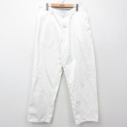 W36★古着 ノーティカ NAUTICA ブランド パンツ メンズ コットン 白 ホワイト 25apr26 中古 ボトムス ロング