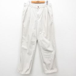 W33★古着 ドッカーズ チノ パンツ チノパン メンズ 00年代 00s 薄ベージュ カーキ 25apr26 中古 ボトムス ロング
