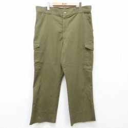 W38★古着 ボーイスカウト カーゴ パンツ メンズ 80年代 80s タロン 緑 グリーン 【spe】 25apr26 中古 ボトムス ロング