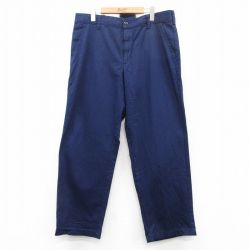 W38★古着 レッドキャップ ワーク パンツ メンズ 00年代 00s コットン 紺 ネイビー 25apr26 中古 ボトムス ロング