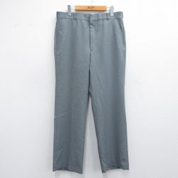 【50%OFF】W35★古着 スラックス パンツ メンズ グレー 25apr28 中古 ボトムス ロング