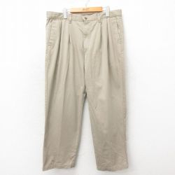 W38★古着 ドッカーズ チノ パンツ チノパン メンズ 90年代 90s コットン USA製 ベージュ カーキ 【spe】 25may02 中古 ボトムス ロング