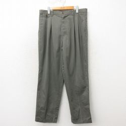 W36★古着 ドッカーズ チノ パンツ チノパン メンズ 00年代 00s コットン 薄緑 グリーン 25may02 中古 ボトムス ロング