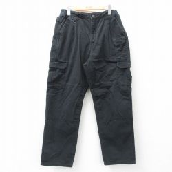 W33★古着 5.11 タクティカル カーゴ パンツ メンズ 黒 ブラック 25may07 中古 ボトムス ロング
