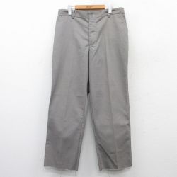 W36★古着 パンツ メンズ グレー 25may09 中古 ボトムス ロング