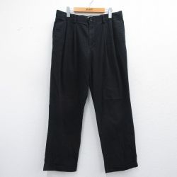 【20%OFF】W34★古着 ドッカーズ パンツ メンズ 黒 ブラック 25may12 中古 ボトムス ロング