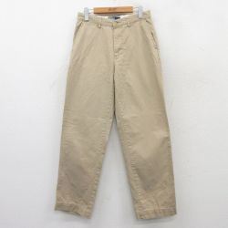 W30★古着 ラルフローレン Ralph Lauren ブランド チノ パンツ チノパン メンズ 90年代 90s コットン ベージュ カーキ 25may13 中古 ボトムス ロング