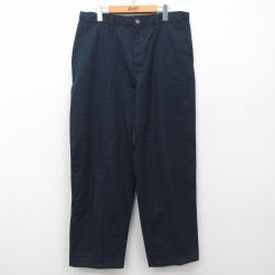 W36★古着 ディッキーズ Dickies ワーク パンツ メンズ 紺 ネイビー 25may14 中古 ボトムス ロング