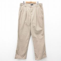 【50%OFF】W35★古着 ドッカーズ パンツ メンズ コットン ベージュ カーキ 25may14 中古 ボトムス ロング