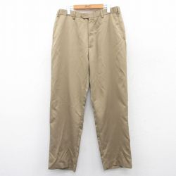 W34★古着 JOS A BANK パンツ メンズ ベージュ カーキ 【spe】 25may15 中古 ボトムス ロング