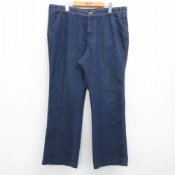 W41★古着 リーバイス Levis ジーンズ メンズ 80年代 80s 大きいサイズ 濃紺 ネイビー デニム 【spe】 25may15 中古 ボトムス ジーパン Gパン ロング パンツ