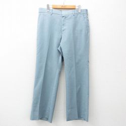 W34★古着 リーバイス Levis アクション スラックス パンツ メンズ 80年代 80s タロン 薄紺 ネイビー 霜降り 25may15 中古 ボトムス ロング