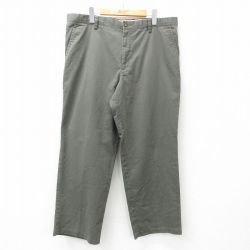 W38★古着 ドッカーズ パンツ メンズ 薄緑 グリーン 25may15 中古 ボトムス ロング