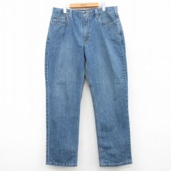 【50%OFF】W37★古着 カーハート Carhartt ジーンズ メンズ 紺 ネイビー デニム 25may20 中古 ボトムス ジーパン Gパン ロング パンツ