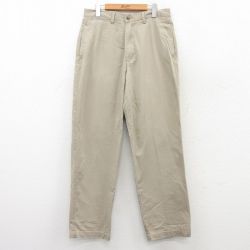 【50%OFF】W32★古着 ドッカーズ パンツ メンズ 90年代 90s コットン ベージュ カーキ 25may20 中古 ボトムス ロング
