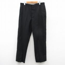 【50%OFF】W35★古着 パンツ メンズ 70年代 70s タロン 黒 ブラック 25may20 中古 ボトムス ロング