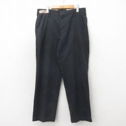 W34★古着 レッドキャップ ワーク パンツ メンズ 00年代 00s 黒 ブラック 25may21 中古 ボトムス ロング