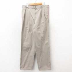 W34★古着 ドッカーズ チノ パンツ チノパン メンズ 90年代 90s コットン ベージュ カーキ 25may21 中古 ボトムス ロング