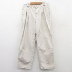 W34★古着 チャップス パンツ メンズ コットン 薄ベージュ カーキ 25may21 中古 ボトムス ロング