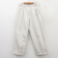 W33★古着 ドッカーズ パンツ メンズ コットン 薄ベージュ カーキ 25may21 中古 ボトムス ロング