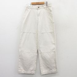 W31★古着 no boundaries ペインター パンツ メンズ ダック地 コットン 生成り 【spe】 25may21 中古 ボトムス ロング