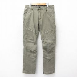W36★古着 ラングラー Wrangler パンツ メンズ ダブルニー ダック地 緑系 グリーン 25may22 中古 ボトムス ロング