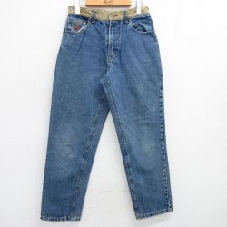 W29★古着 ビューグルボーイ ジーンズ メンズ テーパード コットン 紺 ネイビー デニム 【spe】 25may23 中古 ボトムス ジーパン Gパン ロング パンツ