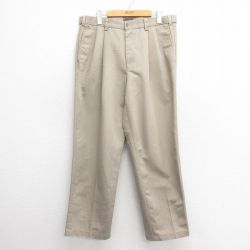 W35★古着 ドッカーズ パンツ メンズ ベージュ カーキ 25may26 中古 ボトムス ロング