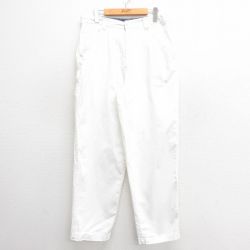 W34★古着 ノーティカ NAUTICA ブランド ペインター パンツ メンズ 90年代 90s コットン 白 ホワイト 25may26 中古 ボトムス ロング