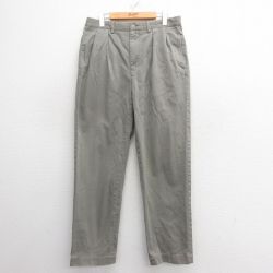 W34★古着 ラルフローレン Ralph Lauren チノ パンツ チノパン メンズ 90年代 90s ANDREW コットン 薄緑 グリーン 【spe】 25may27 中古 ボトムス ロング