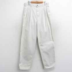 W33★古着 ドッカーズ パンツ メンズ 00年代 00s コットン 生成り 25may28 中古 ボトムス ロング