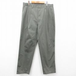 【50%OFF】W37★古着 ラングラー Wrangler パンツ メンズ TIMBER CREEK コットン 緑系 グリーン 25may30 中古 ボトムス ロング