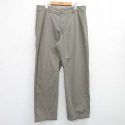 【50%OFF】W36★古着 セントジョンズベイ パンツ メンズ コットン ベージュ系 カーキ 25may30 中古 ボトムス ロング