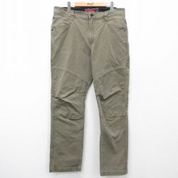W36★古着 ラングラー Wrangler パンツ メンズ ATG ダブルニー 薄緑 グリーン 25may31 中古 ボトムス ロング