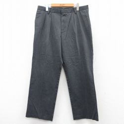 W35★古着 ドッカーズ スラックス パンツ メンズ 濃グレー 25may31 中古 ボトムス ロング
